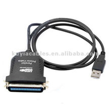 IEEE 1284 USB to Parallel Printer Adapter Cable for PC